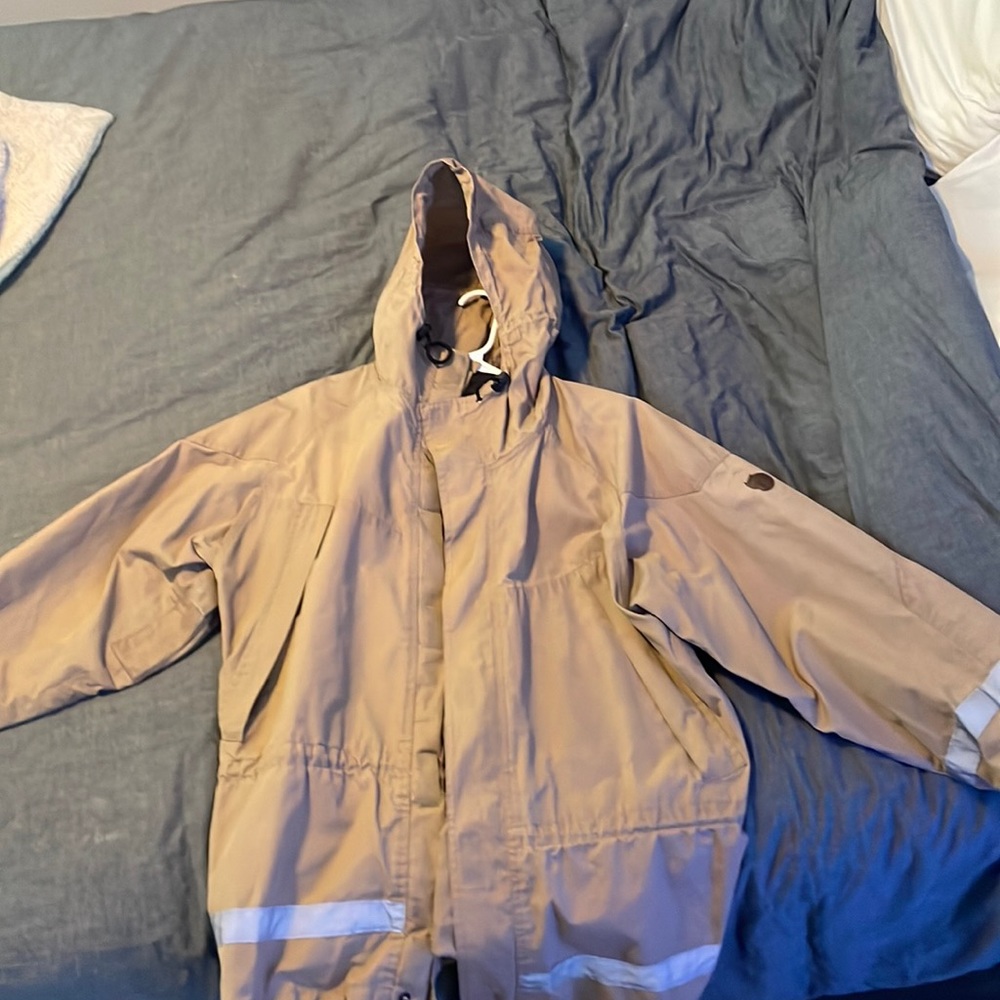 Fjallraven G-1000 raincoat waterproof coat jacket vintage jacket size L Large